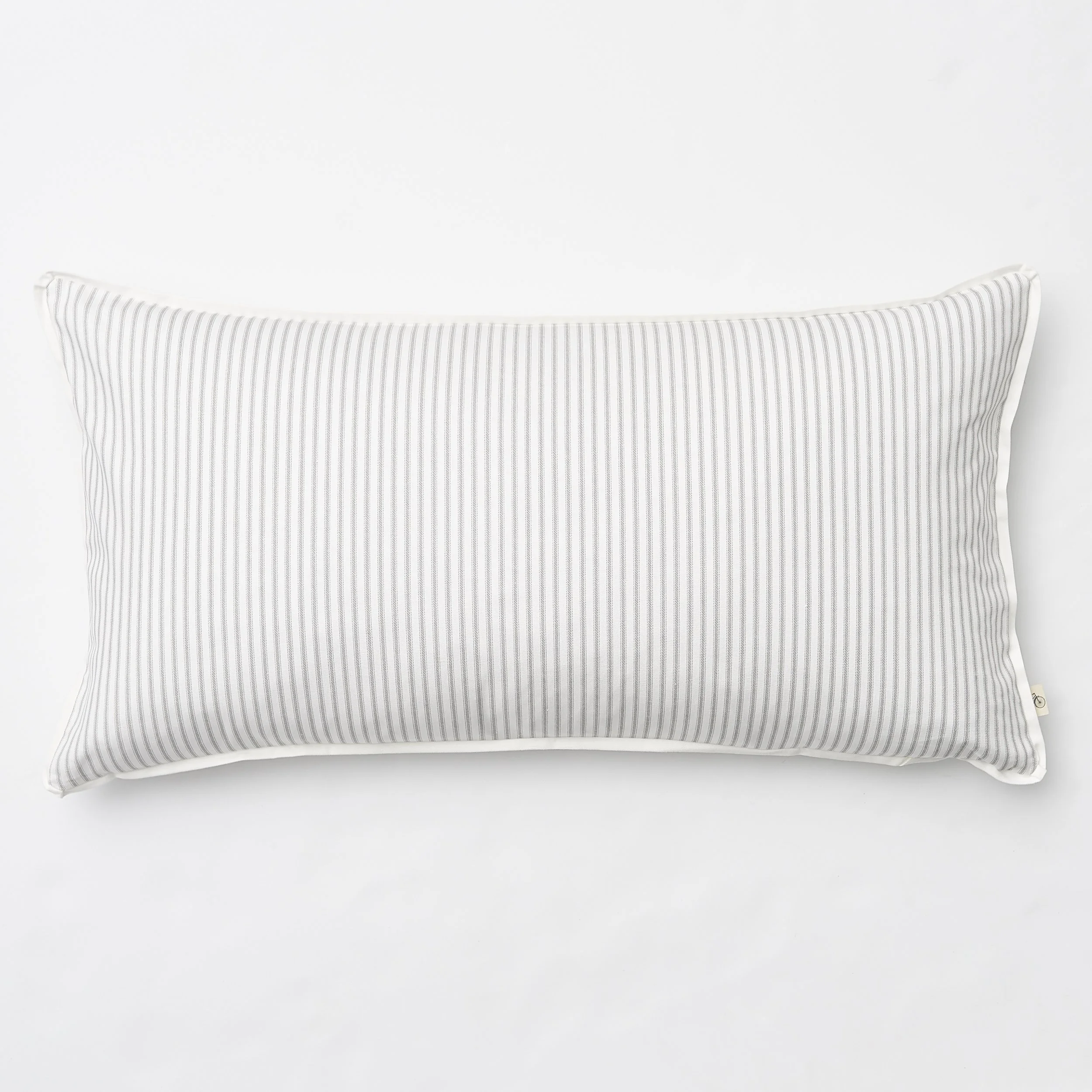 White top bolster pillow